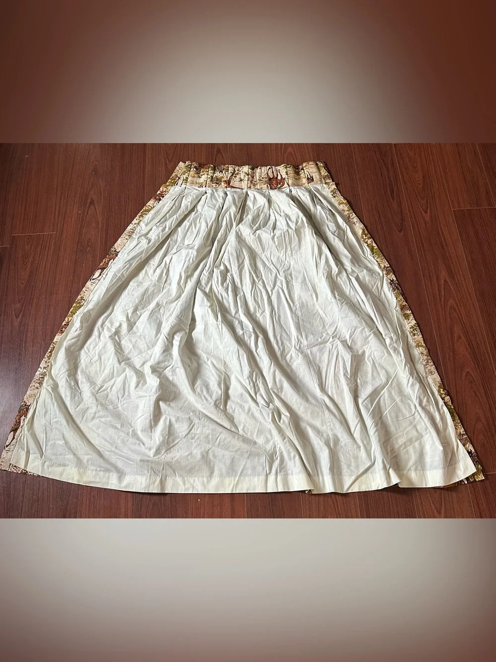 Vintage Pinch Pleat 70s Curtains Riverdale Ranch Riders Equestrian 23x48 Pair